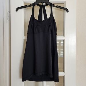 Lululemon Black No Limits Workout Yoga Activewear Athletic Tank Read Description